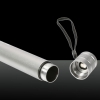 150mW 532nm Burning Rayo de luz del foco ajustable recargable Tailcap Interruptor recta de plata lápiz puntero láser