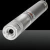 150mW 532 nm Mise au point réglable vert faisceau lumineux Tailcap Commutateur Rechargeable droite stylo pointeur laser Argent