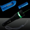 50mw 532nm Green Beam Light Starry Sky Light Style Noctilucent Stretchable Adjustable Focus Laser Pointer Pen Set Black