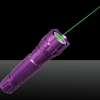 50mw 532nm Green Beam Light Dot Light Style Rechargeable Laser Pointer Pen with Charger Purple