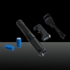 LT-08890LGF 3000mw 450nm pur faisceau bleu multifonctionnel rechargeable stylo pointeur laser ensemble noir