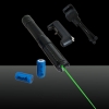 0889LGF 500mW 532nm viga verde luz independiente Crystal Laser Pointer Pen Kit Negro