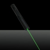Rayo de luz verde 150mw 532nm Estilo de punto ligero Separado de cristal recargable lápiz puntero láser Conjunto Negro