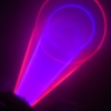 Tamaño 500mw 650nm y 405 nm rojo y púrpura de luz de color remolino de luz láser recargable Guante Negro gratuito