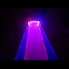 100mW 650nm u. 405nm rote u. Purpurrote helle Farben-Strudel-Licht-Art-wieder aufladbarer Laser-Handschuh-Schwarz-freie Größe