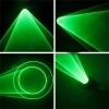Tamaño 500mw 532nm doble Verde claro color remolino de luz láser recargable Guante Negro gratuito