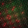 200mw 650nm / 532nm rojo y verde luz de la viga Starry Sky Light Style lápiz puntero láser Negro