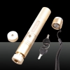 50mw 532nm Raio de Luz foco ajustável ouro poderoso Laser Pointer Pen Set Luxo