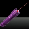 501B 400mW 650nm Rojo haz de luz láser puntero Pen Batería púrpura