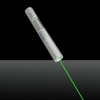 LT-0885 5mW 532nm style vert faisceau de lumière unique Dot lumineuses distinctes de Crystal Silver stylo pointeur laser
