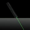 5mw 532nm luz de haz verde luz de punto único estilo pluma de puntero láser de cristal separado negro