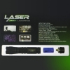 LT-81 200mW 532nm grüne Lichtstrahl-Licht Einzel Punkt-Art-Stretchable einstellbarer Fokus Wiederaufladbare Laserpointer Schwarz