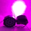 18W LED RGB bola de cristal en forma de luz de la etapa negro