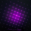 200mW 405nm Single-Point & Starry Light 2-en-1 Bleu Violet Laser Pointer Pen Noir