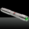 2000mW 532nm Green Beam Kit puntatore laser in alluminio a punta singola con batteria e caricatore Silver