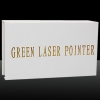 2000mW 532nm Green Beam Single-Point-Aluminium-Laserpointer Kit mit Batterie & Ladegerät Silber