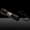 Ponto único 200mW 532nm Feixe Kit inoxidável caneta ponteiro laser de aço com bateria e carregador Preto