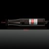 200mW 532nm Green Beam Single-point Wine Bottle Shaped Laser Pointer Pen Kit with Charger Black