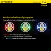 Nitecore 440LM 1500mW 850nm CI6 Infravermelho XP-G2 Forte Luz Impermeável LED Lanterna Preta
