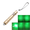 200mW 532nm Green Light point unique griding Texture avec Laser Golden Sword