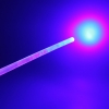 Zoomable Estilo 2000mW 450nm Light Blue Starry Estrela com Laser Espada de Ouro
