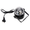 Upgraded 120-Degree Beam Angle Auto / Voice Control RGB Light LED Stage Lamp with Remote Controller Black