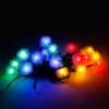MarSwell 20-LED-bunte Licht-Kugel-Form Solar-Weihnachten Dekorative Schnur-Licht