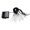 MarSwell 40 LED de luz branca Waterdrop Design Natal Luz Solar Cordas decorativa