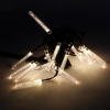 Cadena de Luz decorativa de la luz ámbar Marswell 40-LED gotas de agua solar de la Navidad Diseño
