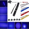 SHARP EAGLE ZQ-LA-1a 5000mW 445nm Pure Blue Beam 5-in-1 Laser Sword Kit Black