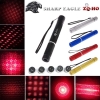 SHARP EAGLE ZQ-HO 200mW 650nm 5-em-1 Diverse Pattern Red feixe de luz multifuncional Laser Espada Kit Preto