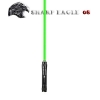 Puntatore laser alluminio SHARP ZQ EAGLE-LA-08 200mW 532nm cielo stellato di stile Green Light Cigarette Lighter & Matchstic