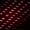 500mW 650nm Involucro in acciaio Caleidoscopio Starry Sky Style Puntatore laser rosso Argento