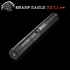 SHARP EAGLE ZQ-LA-09 3-in-1 200mW 532nm / 650nm Green & Red Licht Sternenhimmel Style-Aluminium-Laser-Zeiger-Schwarz