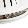 LT-8883 8W iluminación del disco tintadas luz RGB de atenuación controlada por voz Mini Estadio de luz blanca
