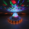 LT-8883 8W Disco iluminação Colorized RGB Luz escurecimento de voz controlado Mini Stage Luz Branca