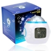LT-8888 Multifunctional Multi-color Light Calender Clock Thermometer Projection Stage Light