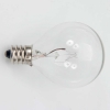 G40 25-LED ampoule extérieure cour lampe lampe chaîne avec fil de lampe noir transparent et argent