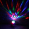 LT-W530 2-en-1 de la Navidad del salón de baile la decoración del hogar Powered USB de la lámpara LED con luz de la etapa Negro