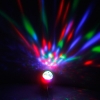 LT-W530 2-en-1 de la Navidad del salón de baile la decoración del hogar Powered USB de la lámpara LED con luz de la etapa Negro