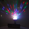 LT-W883 E27 Base Decorative RGB Light LED Stage Light with Voice Control White & Silver
