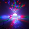 LT-W536 2-em-1 Exquisite Natal Ballroom decoração Home RGB Luz Rotary LED Stage Luz Branca