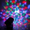 LT-W511 Ballroom de Noël Décoration RGB Lumière Rotary étape de LED avec lecteur MP3 & Remote Switch Noir