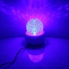 LT-W210 Ballroom de Noël Décoration RGB Lumière Rotary étape de LED avec lecteur MP3 & Remote Switch Blanc