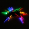 Diseño luz de la secuencia Marswell 20-LED de luz coloreada pilar de hielo solar decorativa de la Navidad