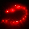 2M-20L-4.5V-1.2W Silver Wire Battery Powered Ordinary String Lights without Fixed Shape Red