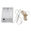 5M-50L-4.5V-3W Silver Wire Battery Powered Ordinary String Lights without Fixed Shape Multicolor
