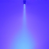 100W 7-LED RGBW Contrôle automatique / audio DMX512 Rotary Stage Lighting Noir