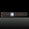 5000mW 450nm azul claro de punto único cigarrillo estilo con zoom regulable de acero inoxidable Más ligero puntero láser Negro