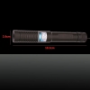 5000mW 450nm Blue Light point unique de style zoomable Dimmable en acier inoxydable allume-cigare pointeur laser noir
